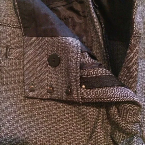 Express Editor Pants – Size 6R – Brown Herringbone Tweed - Picture 4 of 5